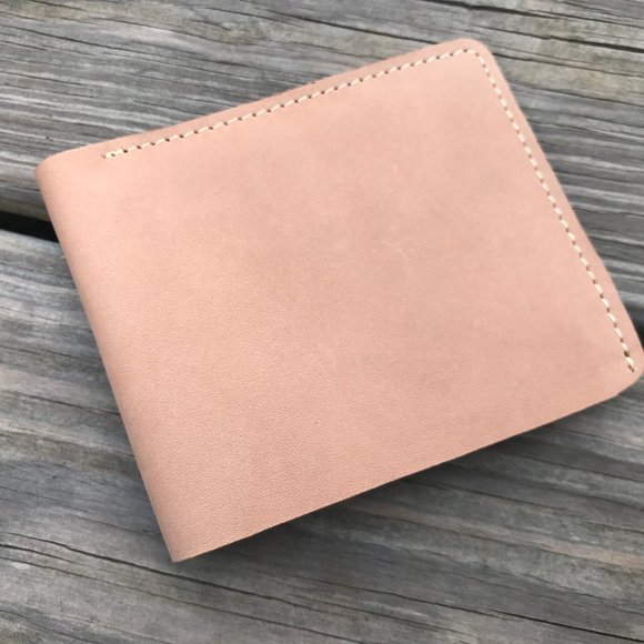 Men Wallet Bifold All Leather Card Holder Purse - Picture 2 of 13